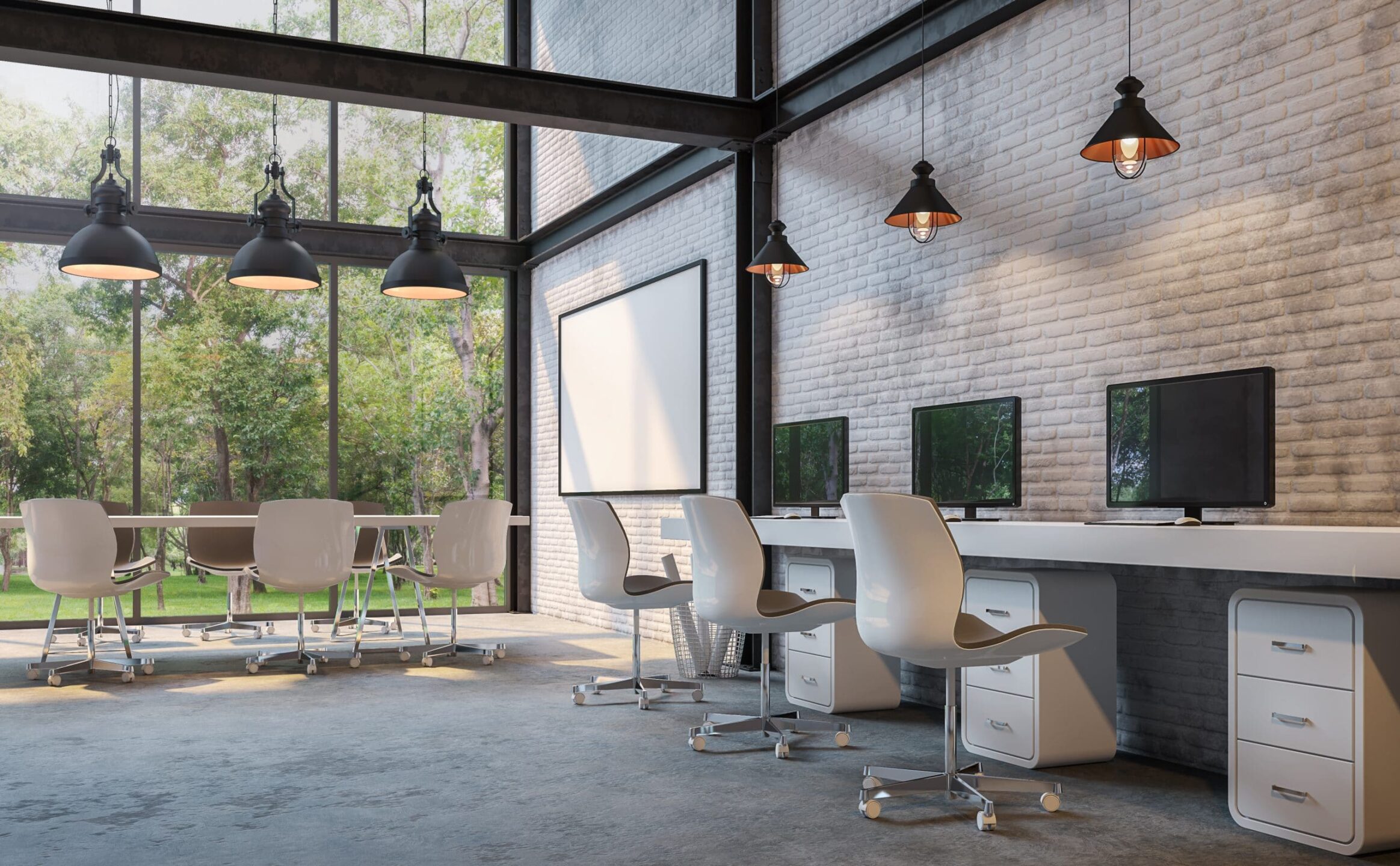 Industrial designs can help create an eco-friendly workplace.